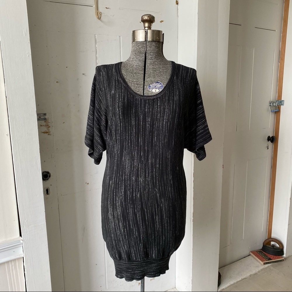 Max Studio Marled Knit Sweater mini Dress